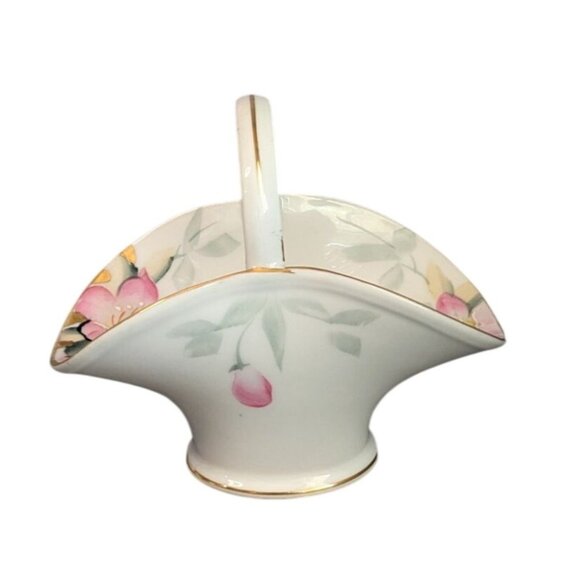 Noritake Azalea Porcelain Dolly Varden Basket 19322 - Picture 1 of 14